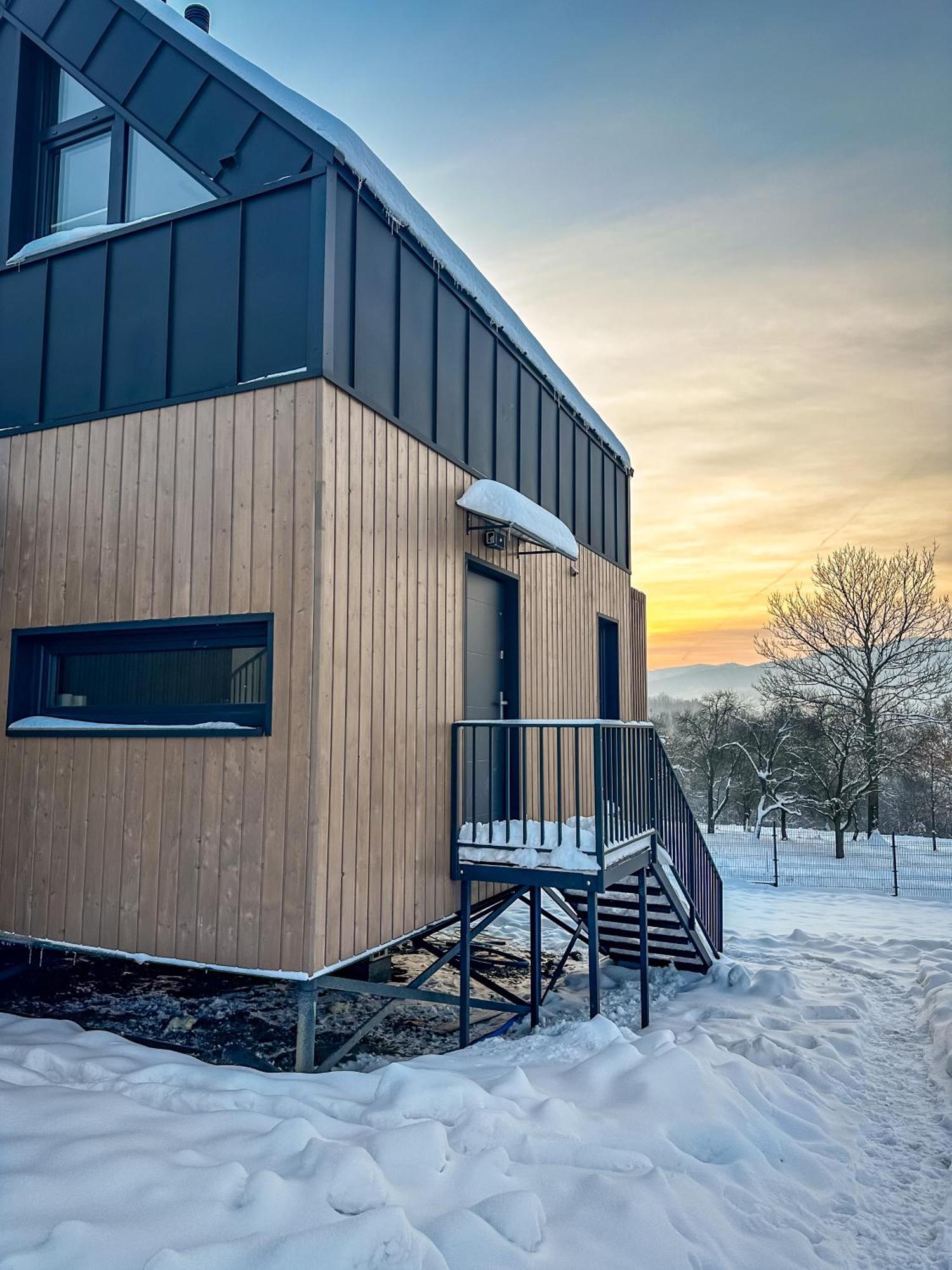 Beskid Sielski - Klimatyczne Domki W Lipowej Z Widokiem Na Gory I Sauna - Dream Apart Żywiec エクステリア 写真